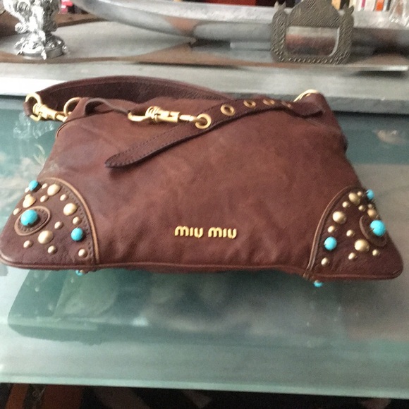 ✅️SOLD✅️Host Pick x2 MIU MIU/PRADA Leather Bag w/dust bag - Picture 9 of 17